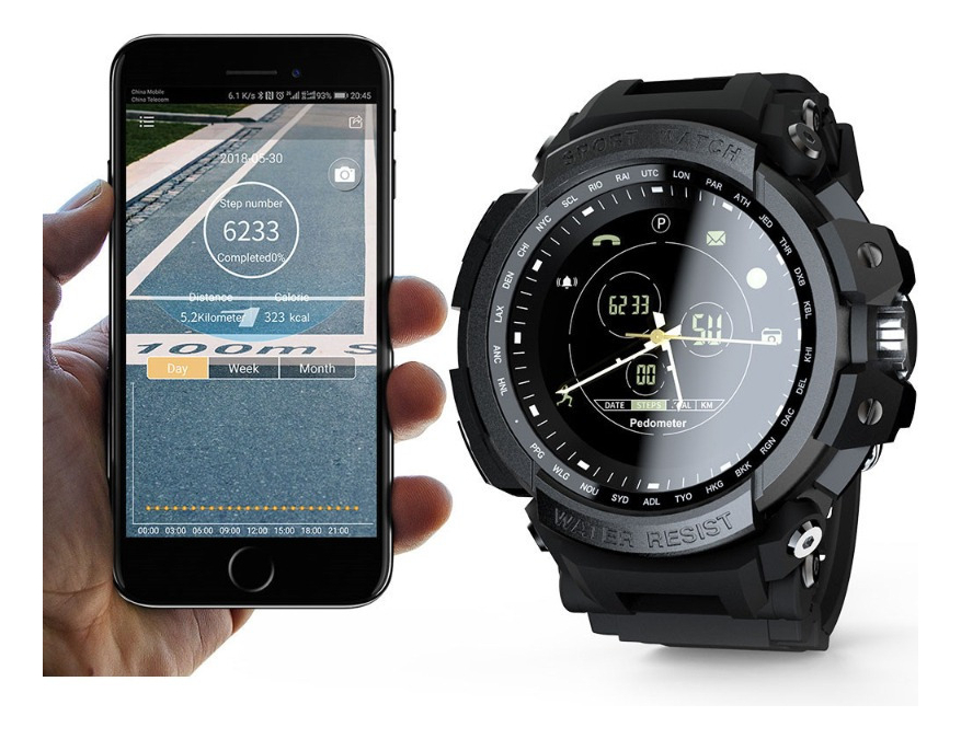 Smartwatch Pedômetro Bluetooth À Prova D'água 2023 - Imagem 3