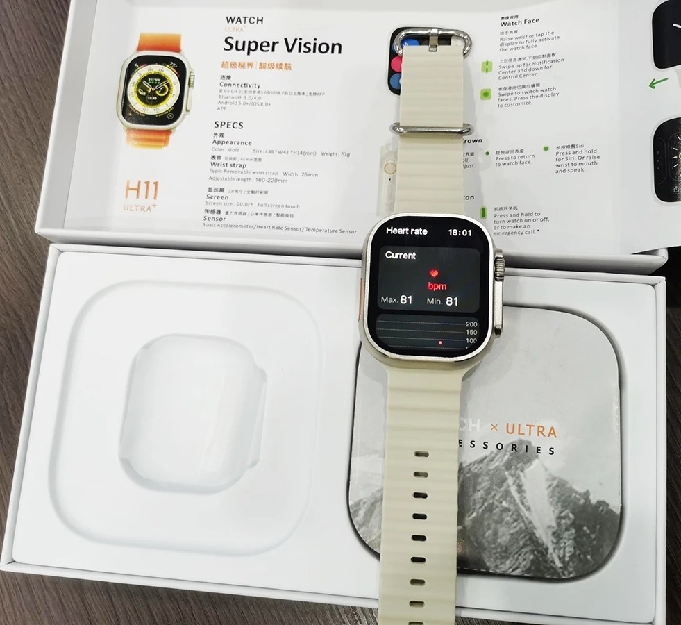 Smartwatch Atualizado H11 Ultra Plus Iwo Series 8 C - Imagem 5