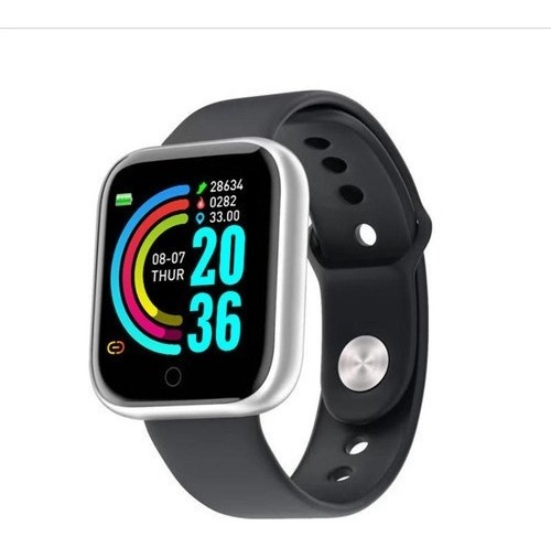 Y68 À Prova D' Água Rosa Digital Smartwatch Mulh - Imagem 2