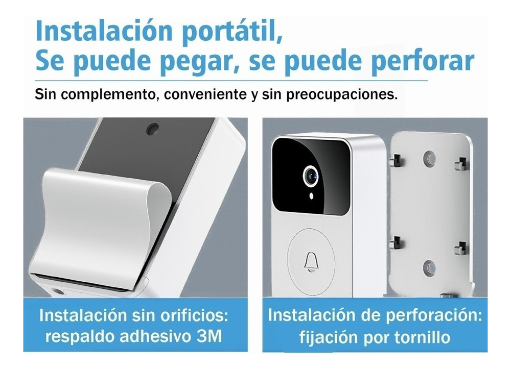 Câmera De Campainha De Vídeo Sem Fio Visual Smart Security - Imagem 6