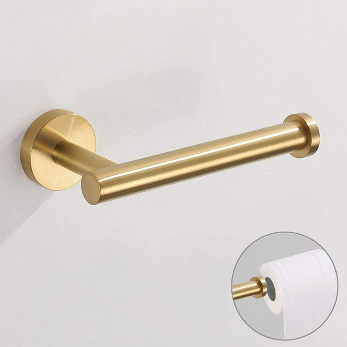 Suporte De Rolo De Papel Perfurado Para Banheiro - Imagem 9