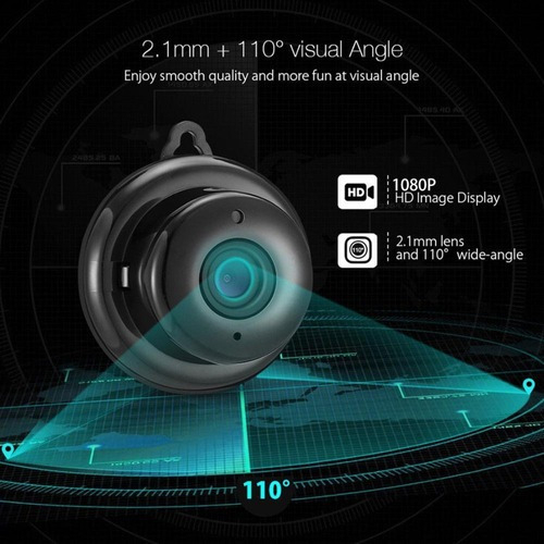 Mini Wifi Câmera Sem Fio Grava Detecção De Movimento + Vídeo - Imagem 8