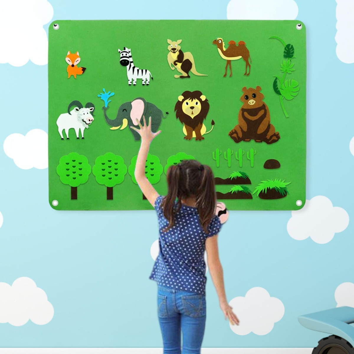 De Tabuleiro De Feltro Montessori Diy Tabuleiros De Feltro - Imagem 31
