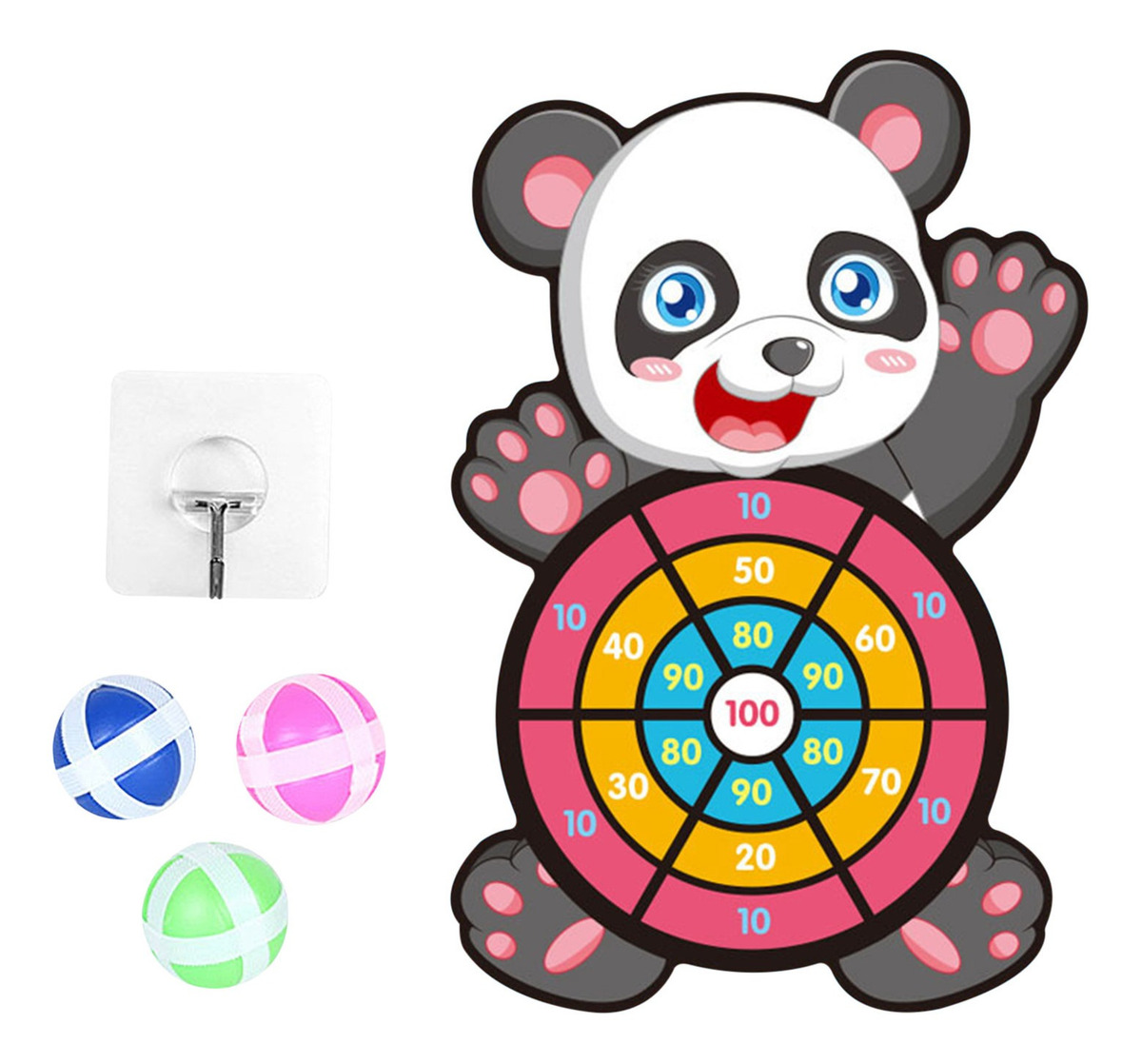Um Tabuleiro De Dardos Infantil Ao Alvo Sticky Ball Self-adh - Imagem 12
