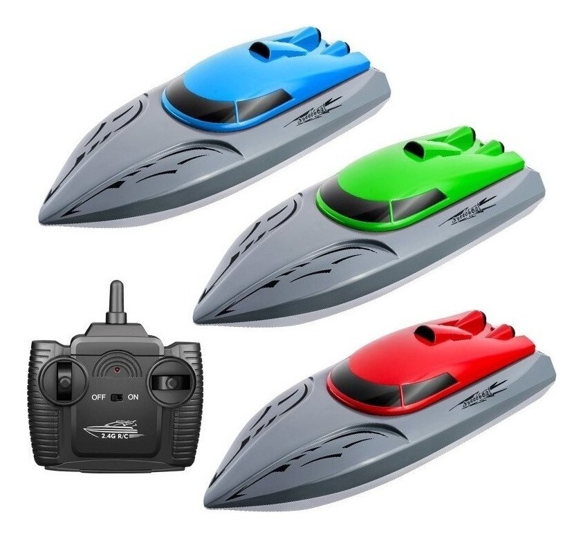2,4 G Rc Barco Elétrico Infantil Brinquedos Lancha Presente - Imagem 2