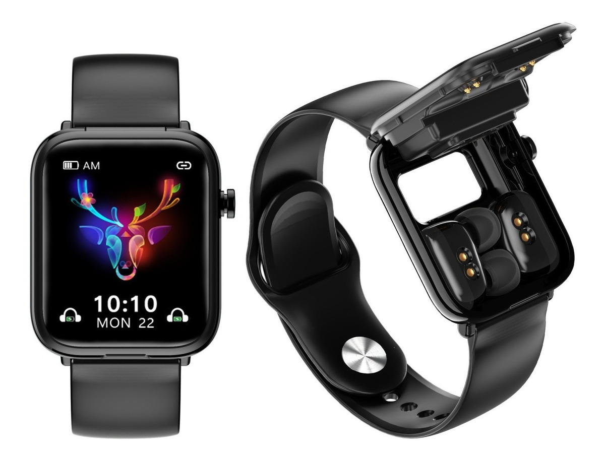 Smartwatch Ultrafino Com Fones De Ouvido Sem Fio