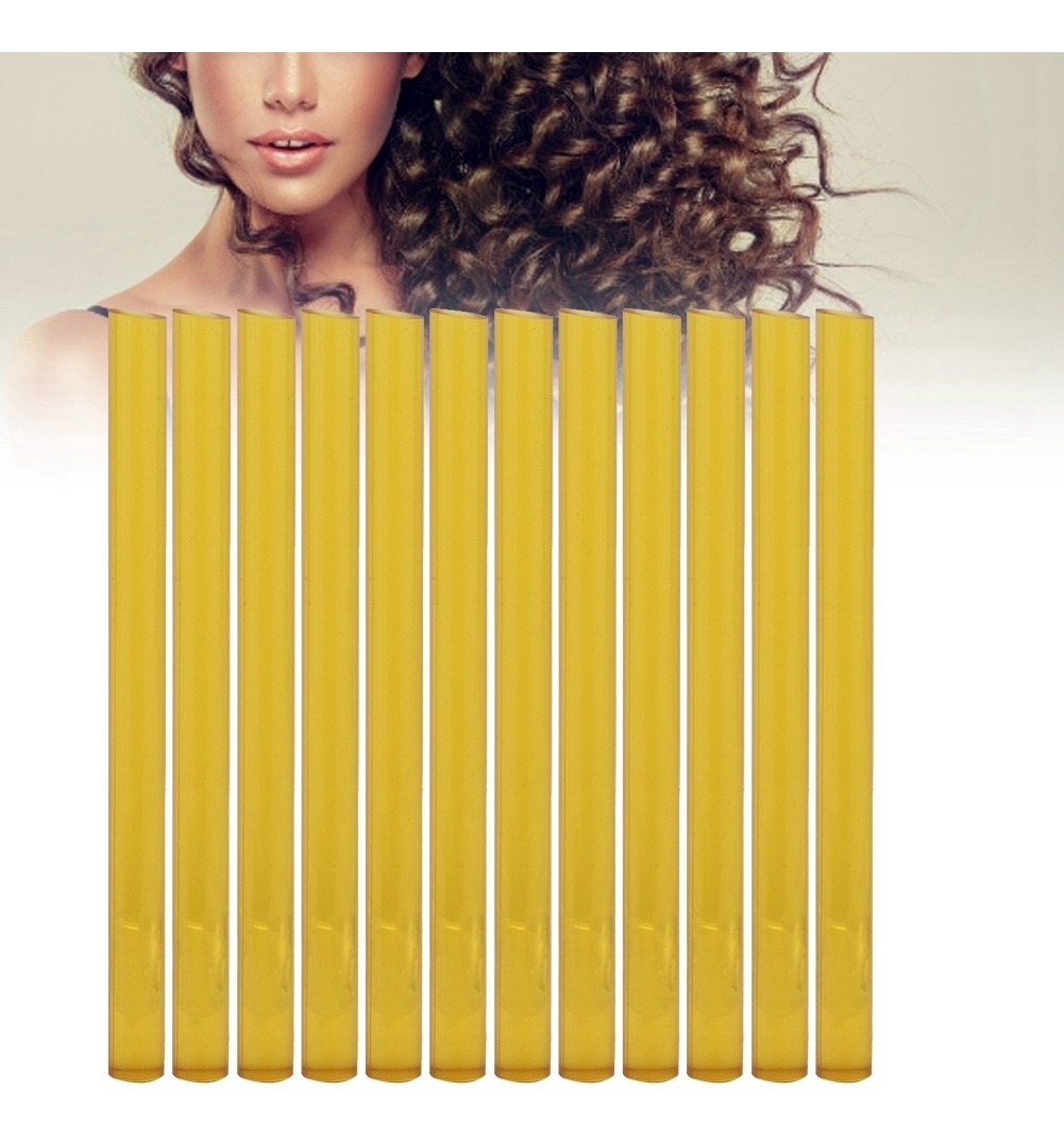 12pcs Profissional Peruca Extensão Do Cabelo Cola Quente Do - Imagem 3