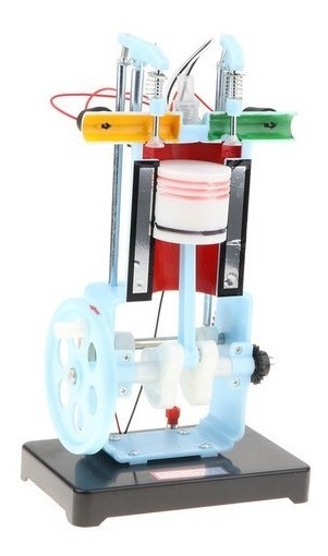 Modelo De Motor De Combustão De Quatro Tempos De Metal - Imagem 9
