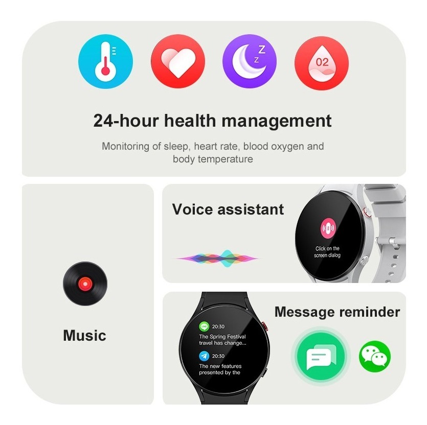 Calculadora De Chamadas Bluetooth Smartwatch 1.32 Relógio In - Imagem 19