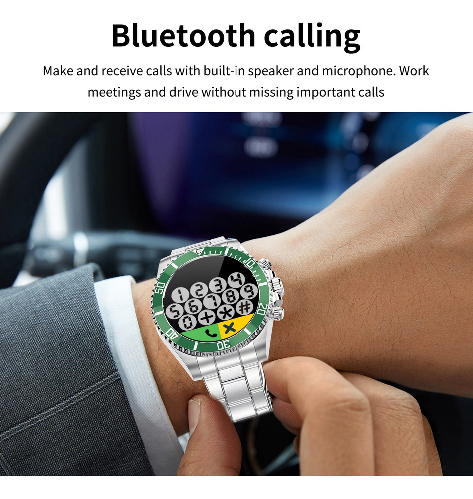 Relógio Inteligente Bluetooth Lokmat Aw12 Inoxidável - Imagem 6