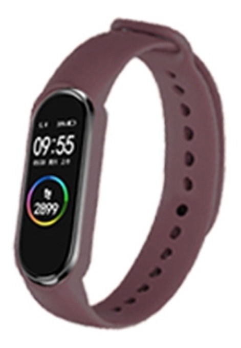 Correia De Silicone Compatível Com Mi Band 6 5 Waterproof Du