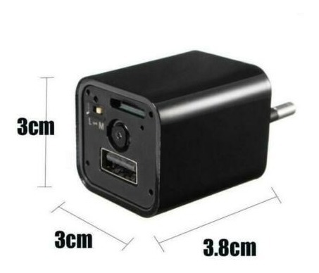 Hd 1080p Mini Carregador Câmera De Segurança Doméstica Dvr L - Imagem 6