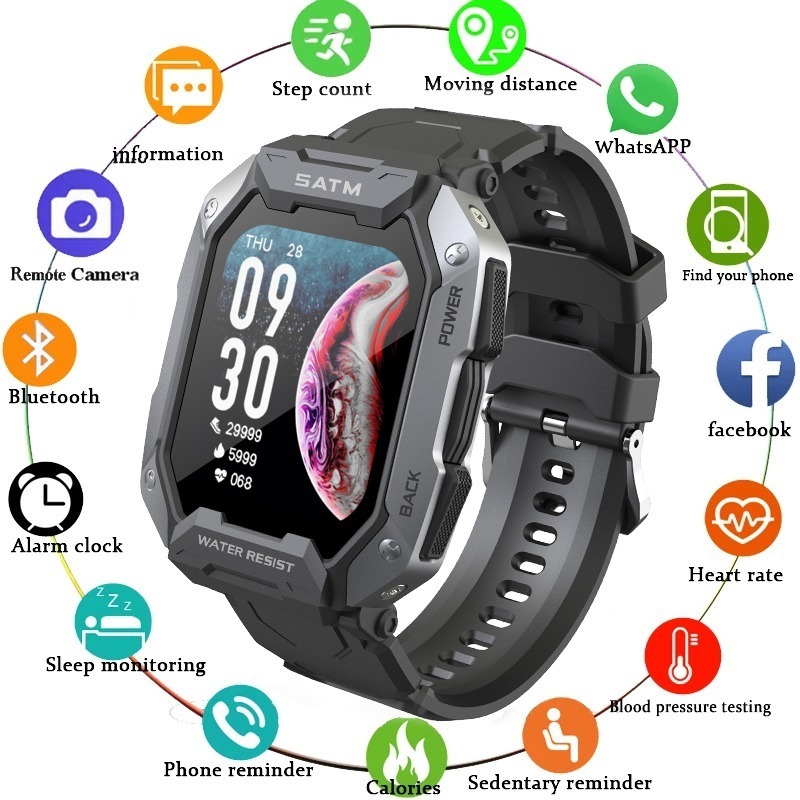Smartwatch Masculino 1.71 Esportivo Natação Relógio Intelige - Imagem 21