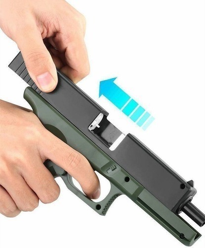 Arma Brinquedo Infantil Same Glock Soft Bullet Gun - Imagem 2