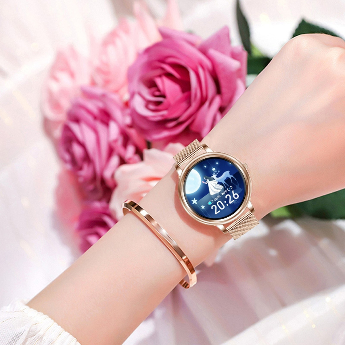 Smartwatch Feminino Pulseira Esportiva Inteligente - Imagem 16