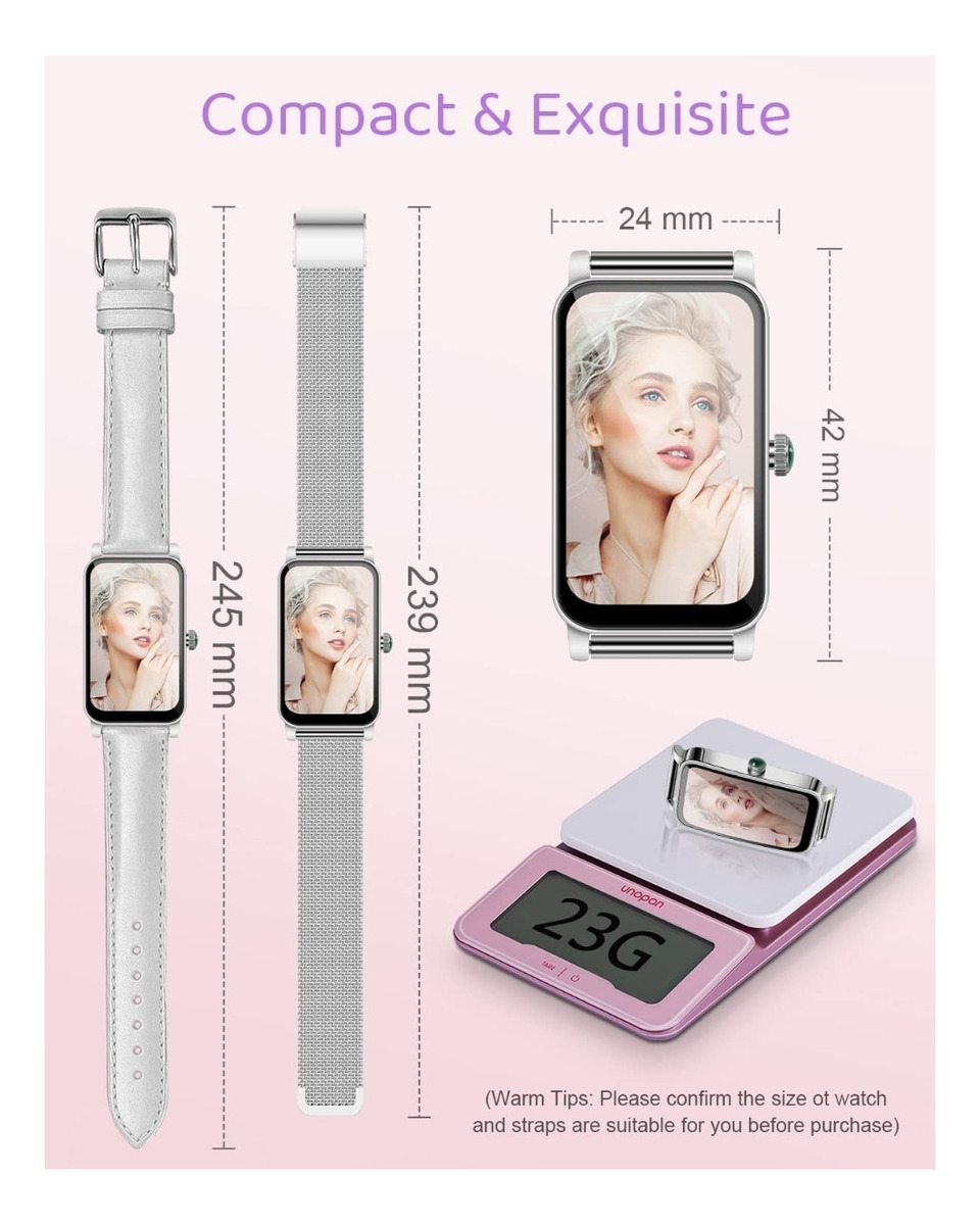 Smartwatch Smart À Prova D'água Feminino - Imagem 14