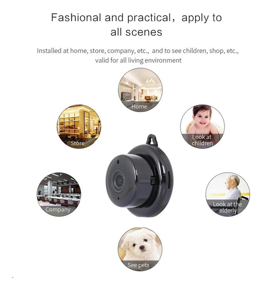 V380 Pro Wifi Hd Camera Home Security Ip Câmera Sem Fio - Imagem 3