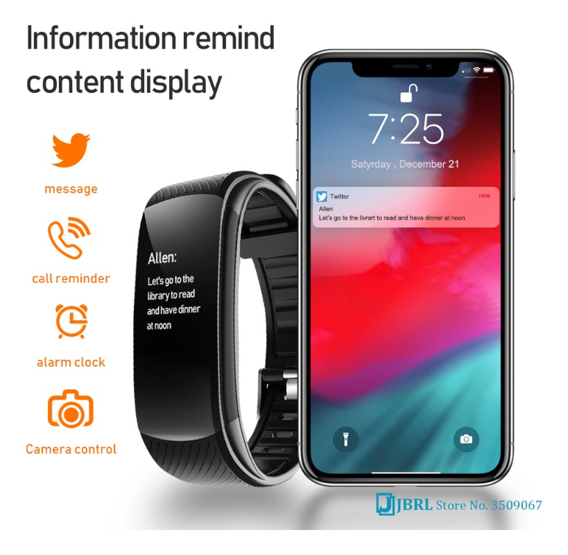 Smartwatch Com Visor Meteorológico Esportivo À Prova D'água - Imagem 17