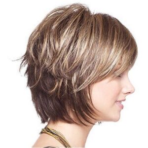 Peruca De Cabelo Curto Feminino A