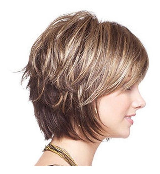Peruca De Cabelo Curto Feminino A