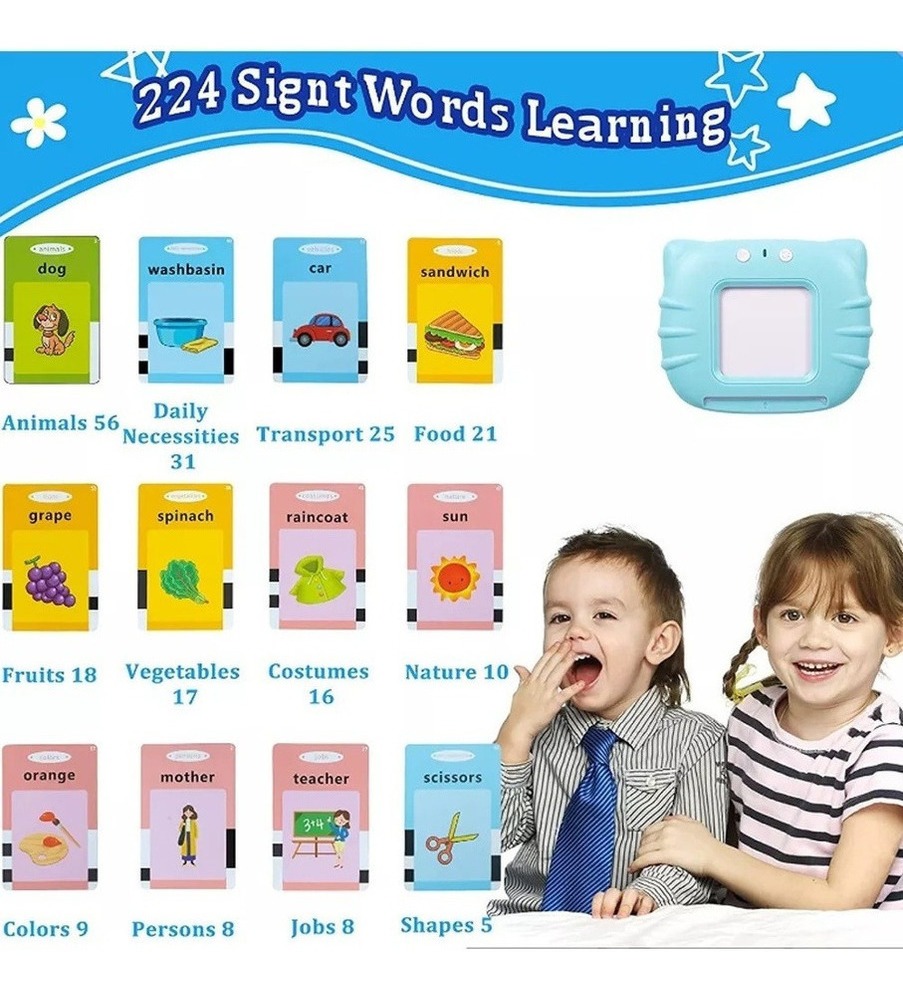 Cardkids Educacional Aprender Inglês 224 Palavras Infantil - Imagem 5