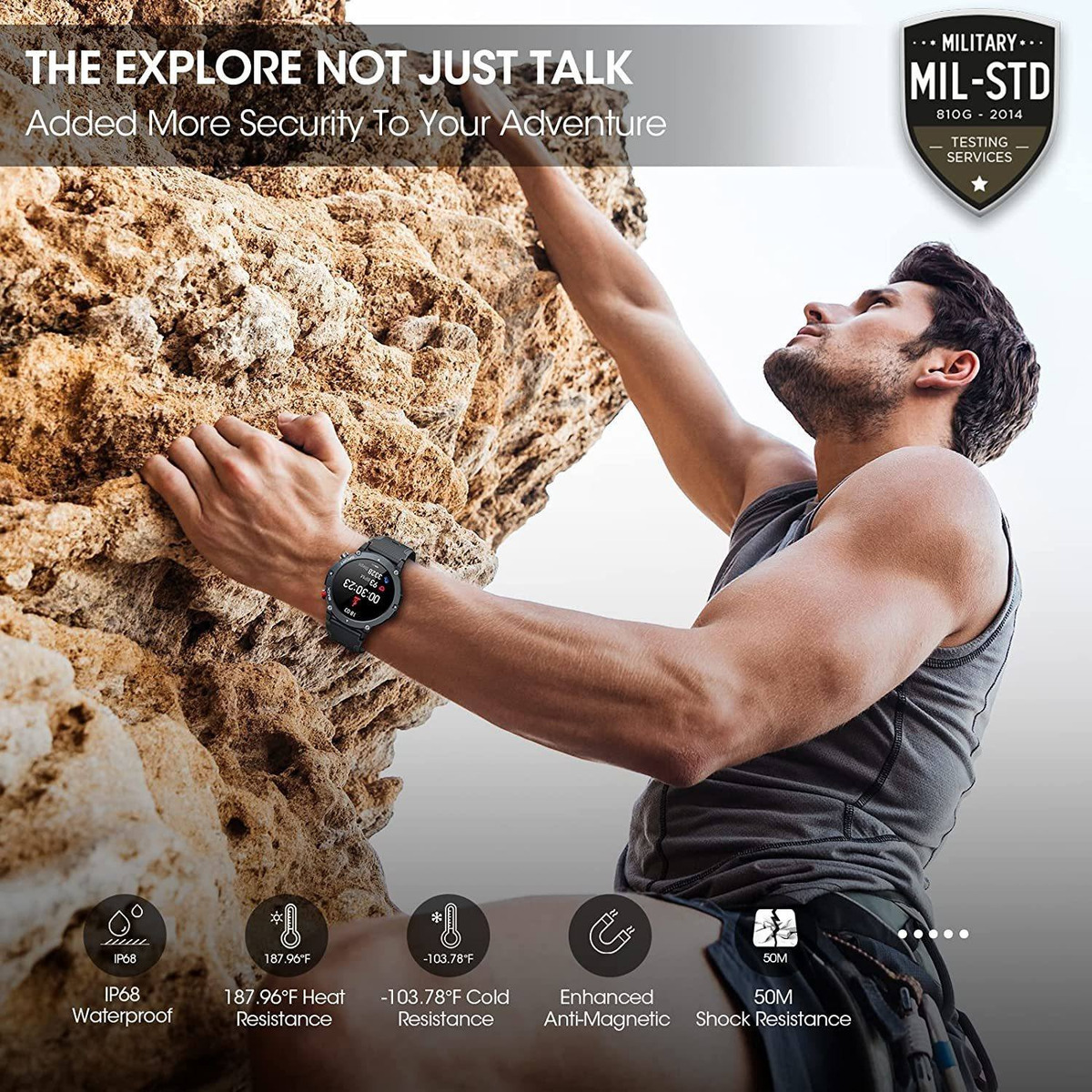 Smartwatch Para Homens (atendendo Ou Fazendo Chamadas) Para - Imagem 8