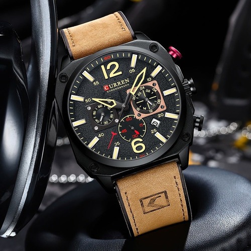 Relógios De Pulso Masculinos De Quartzo À Prova D'água - Imagem 13