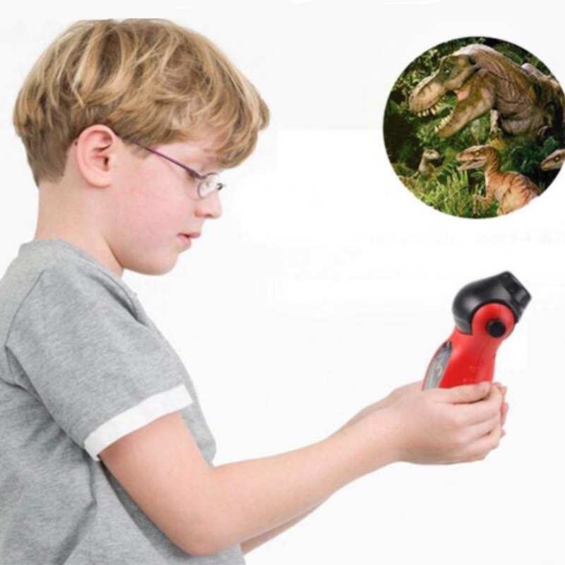 Projetor De Dinossauro De Brinquedo Infantil De Lanterna Pad - Imagem 5