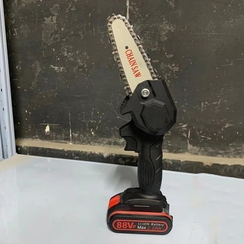 Bateria Mini Serra Elétrica Motoserra De 1200 W De 6 Polegad - Imagem 5