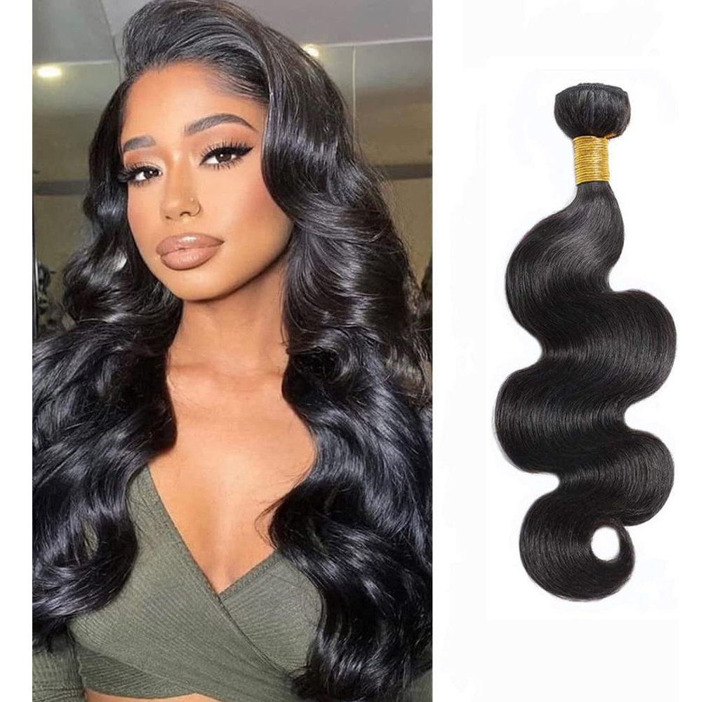 Aplique Cabelo Humano Onda Corpo Tecer Cabelo Virgem 35cm