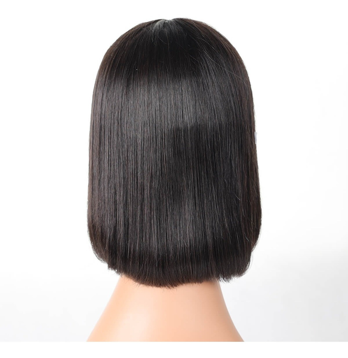 Peruca De Renda 30cm Reta De Cabelo Humano Brasileiro - Imagem 5