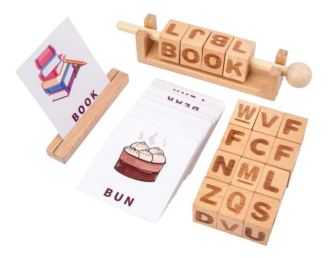 Combine Blocos De Letras, Ortografia, Palavras, Cartas De Jo - Imagem 11