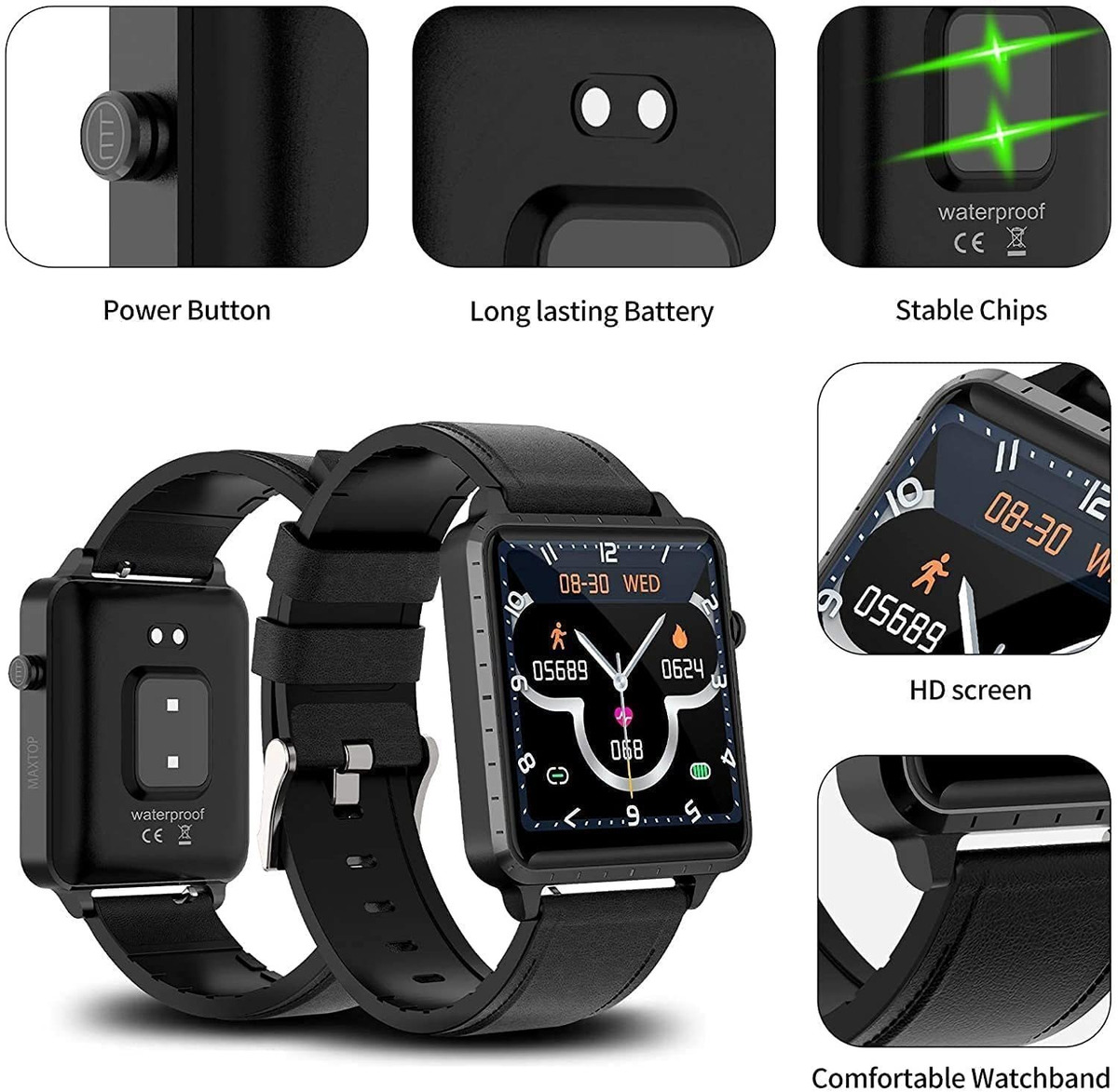 Smartwatch De Fitness Para Telefones iPhone E Andro - Imagem 3