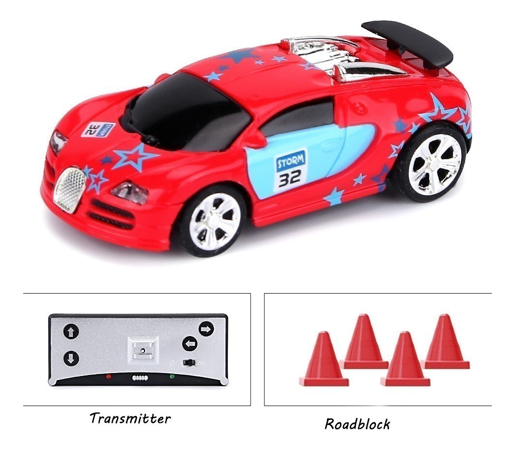 Mini Coke Can Rc Radio Controle Remoto Micro Racing Car Toy - Imagem 10