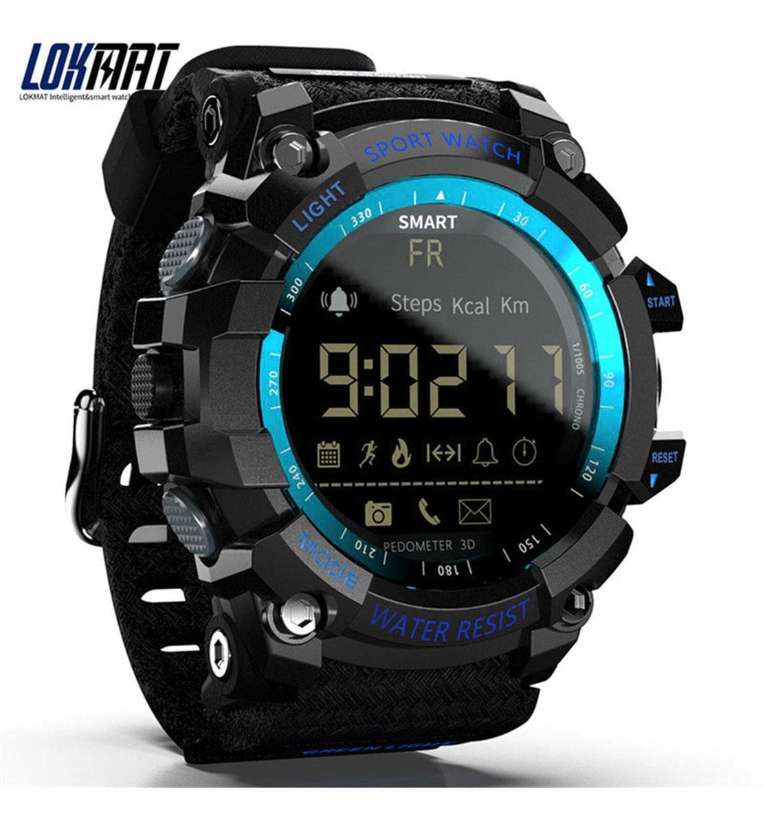 Smartwatch Masculino Robusto Lokmat Mk16 Military A - Imagem 12