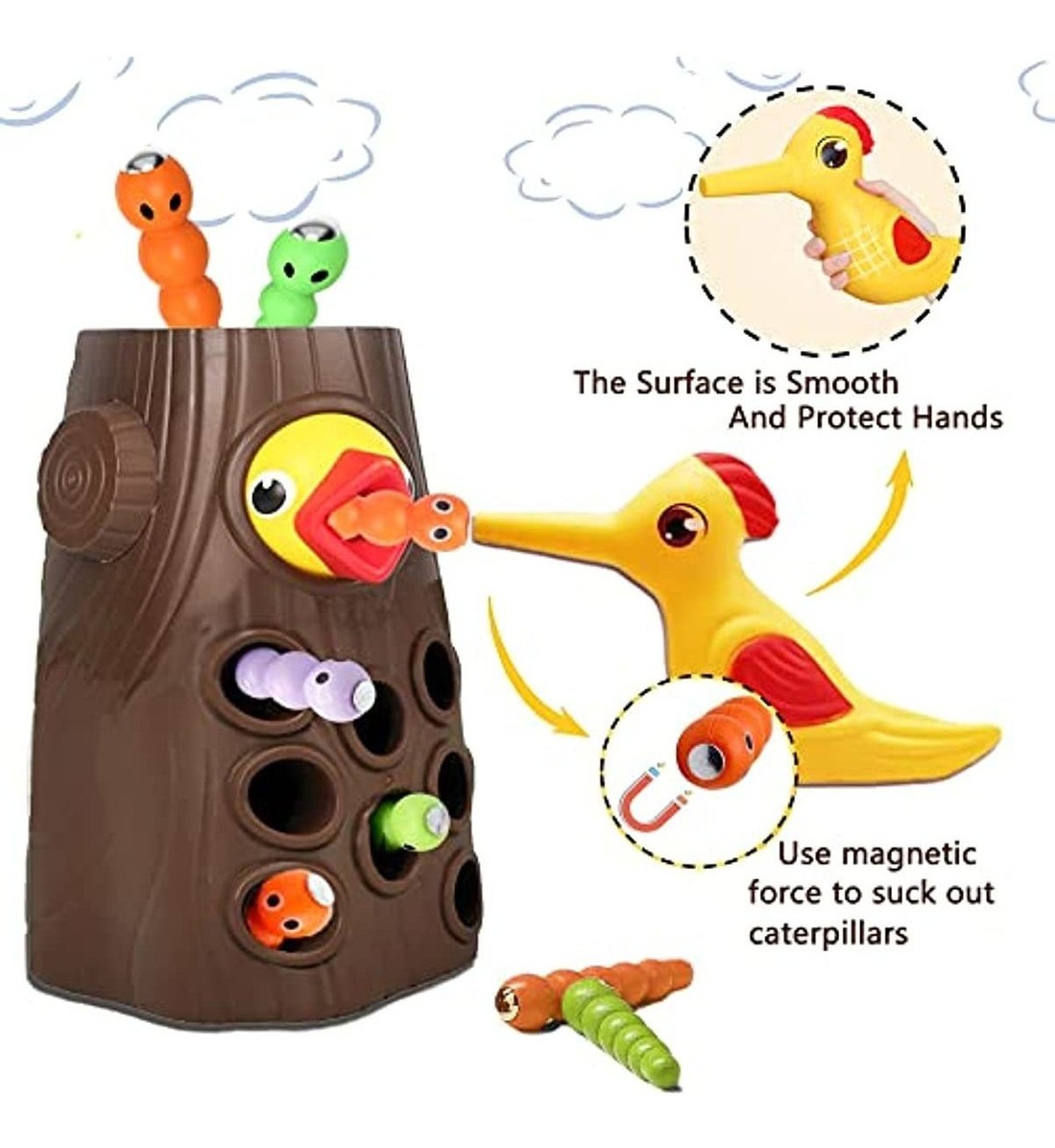 Brinquedos Magnéticos Montessori, Brinquedos Para Captura De - Imagem 6