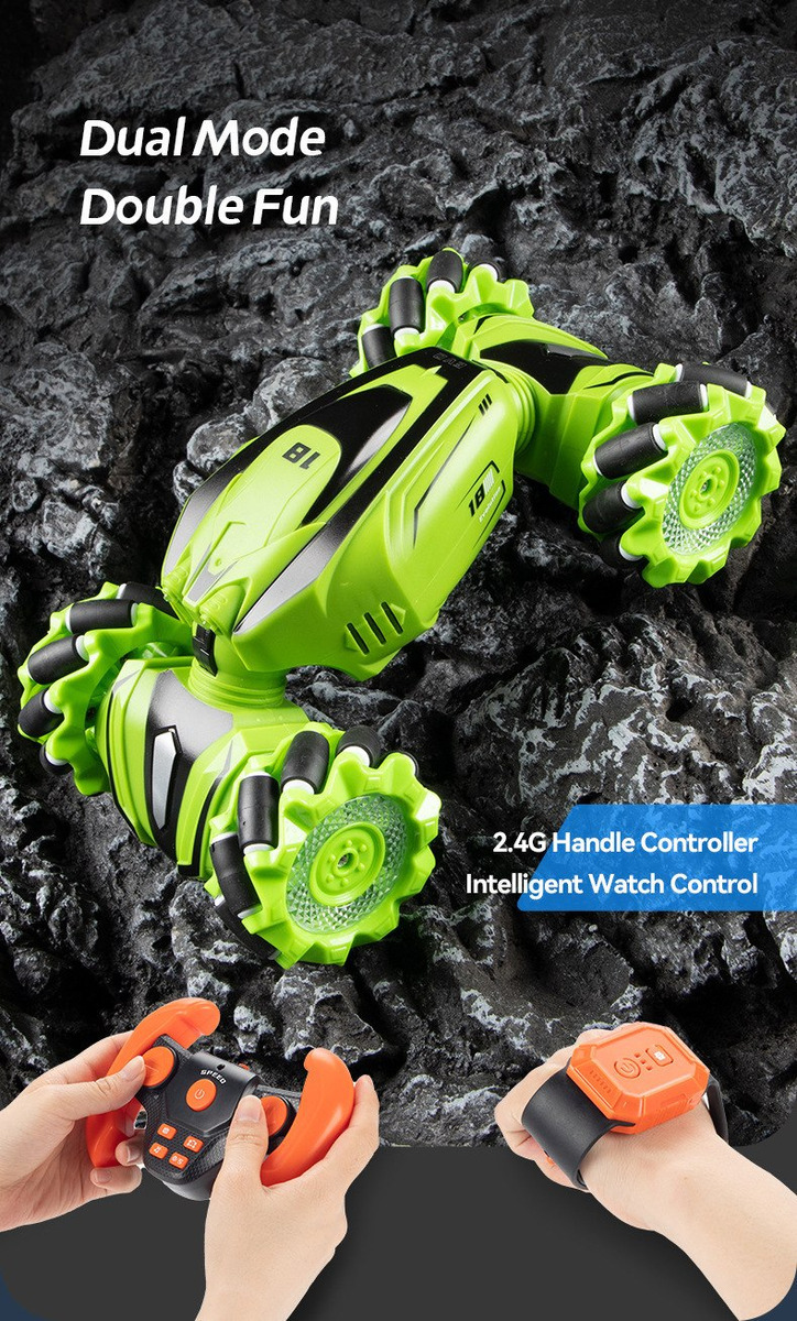 Deformação Do Controle Remoto Gesture Rc Car Drift Stunt 2.4 - Imagem 12
