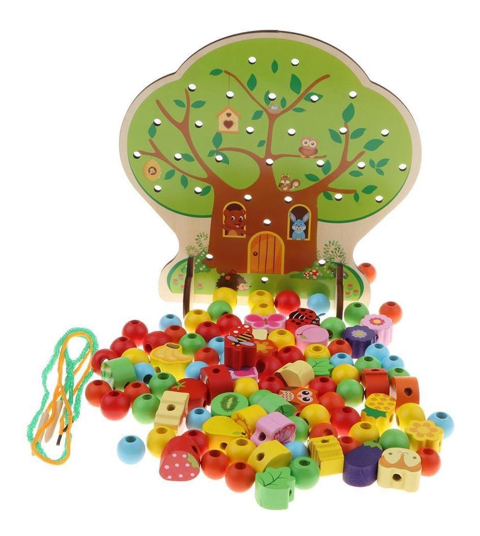 Brinquedos Educativos Matemáticos De Madeira Para Frutas - Imagem 7