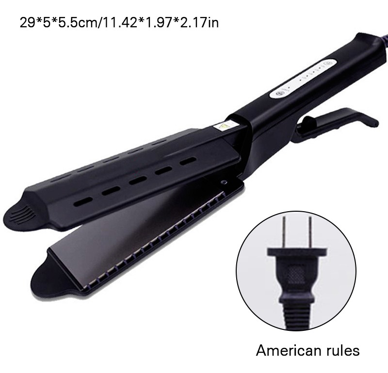 Alisador De Cabelo A Vapor Ceramic Tourmaline Flat Iron Salo - Imagem 10
