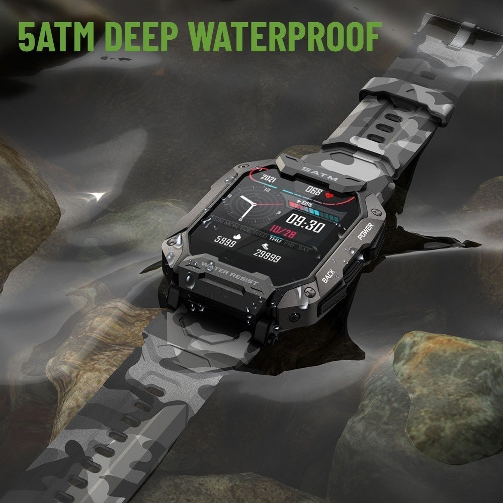 Smartwatch Masculino Lok Para Esportes Ao Ar Livre - Imagem 9