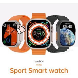 Relógio Ultra Inteligente W68+ Série 8 Gps Nfc Bluetooth Cal
