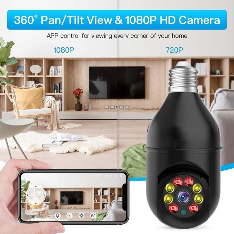 Camera De Segurança Wifi,360° Camera Espia 5ghz - Imagem 4