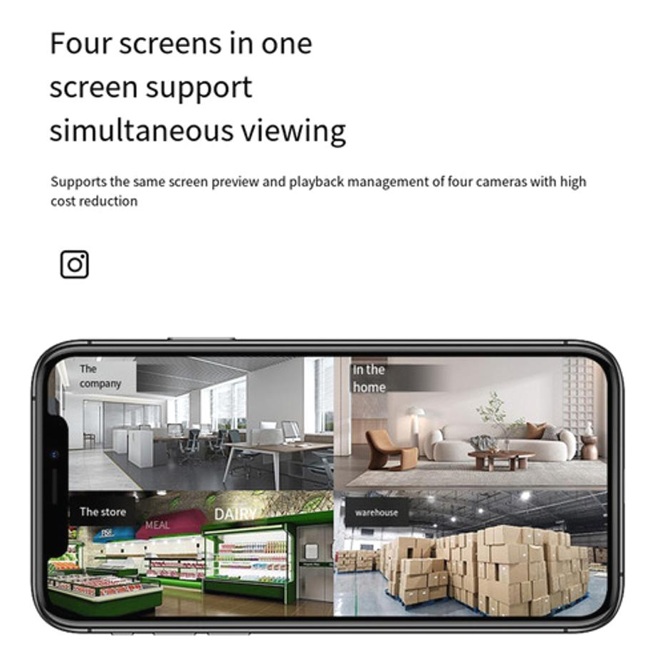 Câmera E27 Plug Wifi 360° 1080p Mini Surveillance Home - Imagem 10