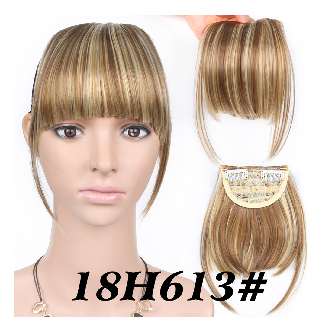 Peruca French Air Bangs, Cabelo Falso Invisível, Natural, Me - Imagem 21