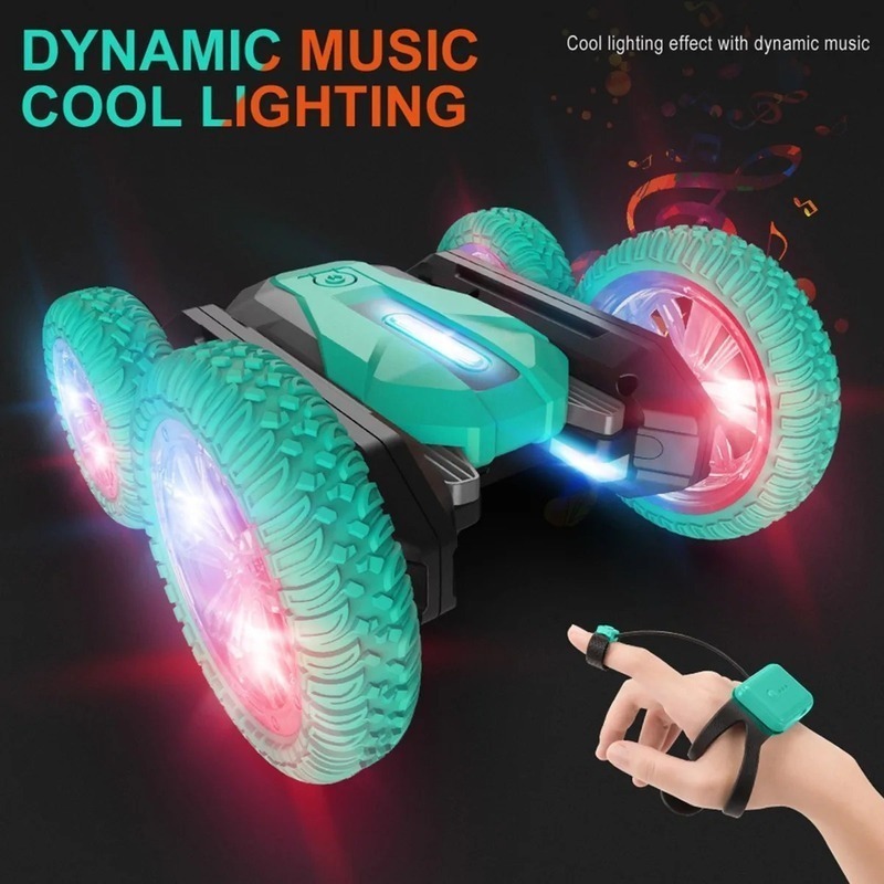 Crianças Stunt Car Boy Gd99 Rc 2.4g 360 ° Rotação - Imagem 13
