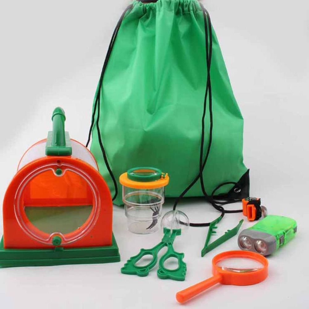 7 Peças Kits De Apanhador De Insetos Lupa Recipiente Para - Imagem 5