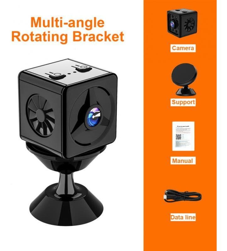 Mini Câmera Cftv Visão Noturna De Rede Sem Fio Infravermelha - Imagem 5