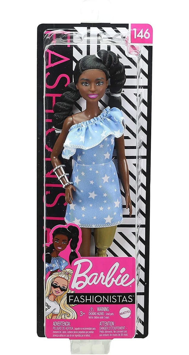 Boneca Barbie Fashionistas 146 Com 2 Tranas Torcidas - Imagem 6