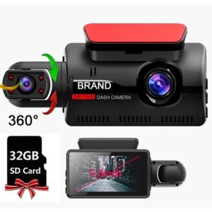 3 Night Vision Car Video Recorder Sensor De Movimento+cartão
