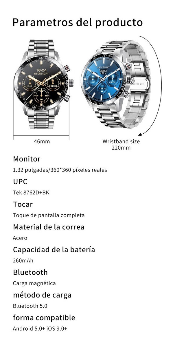 Foxbox-smart Call Watch Bluetooth Esportes À Prova D'água Hd - Imagem 20